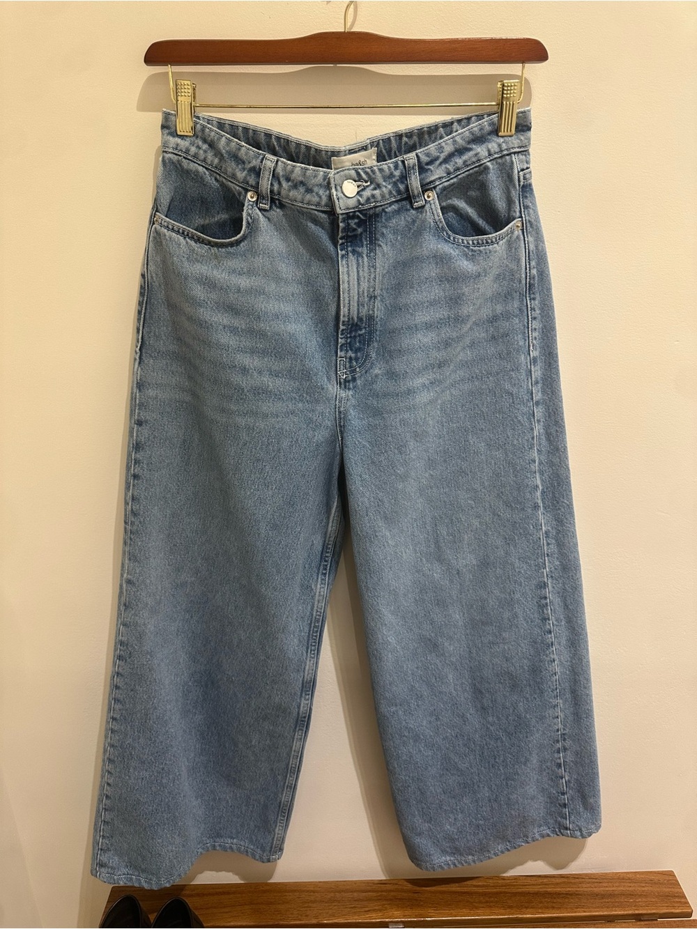 ba&sh high waist Wide-Leg Jeans 3
